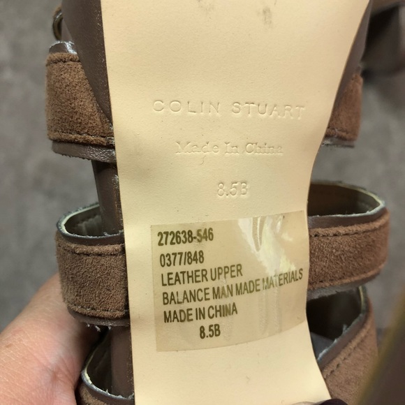 NWOB Colin Stuart lace up heels Sz 8.5 - Picture 5 of 5